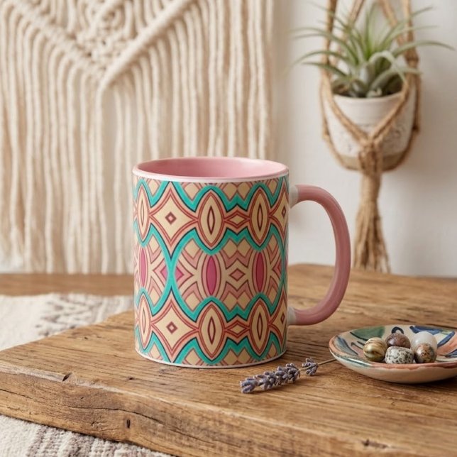 Taza Bicolor Soft Diamond & Oval Symmetry (Subido por el creador)
