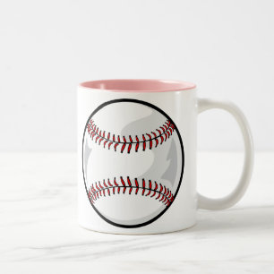 Taza Bicolor Softball rosado