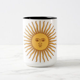 Taza Bicolor Sol argentino