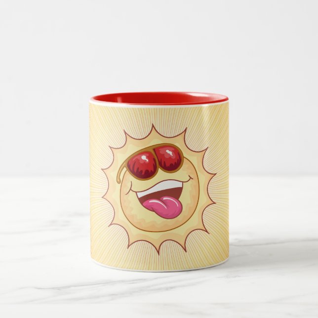 Taza Bicolor Sol risible (Centro)