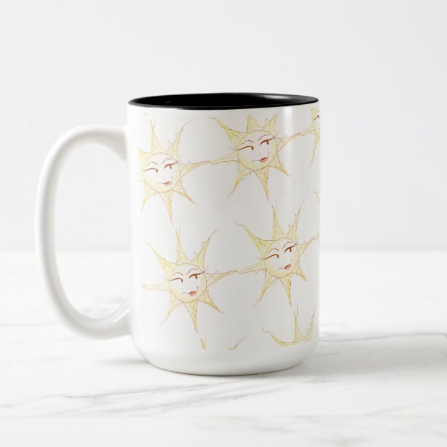 Taza Bicolor Sol suave - imagen múltiple (Izquierda)