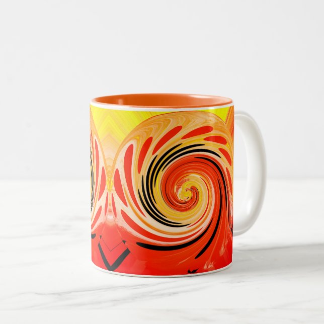 Taza Bicolor Sol y arena (Anverso derecho)