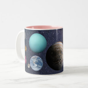 Taza Bicolor Solar system Mug