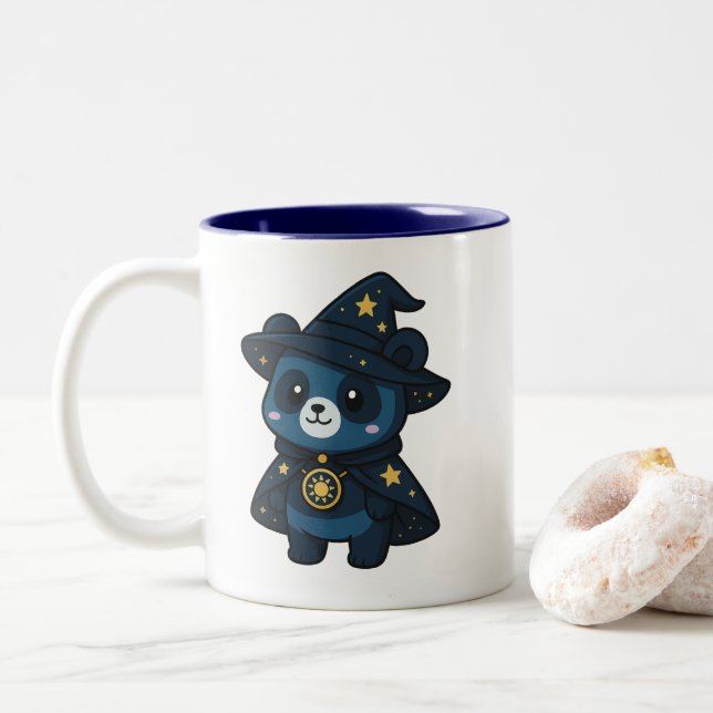 Taza Bicolor Solari, el tejedor del sol (Con donut)