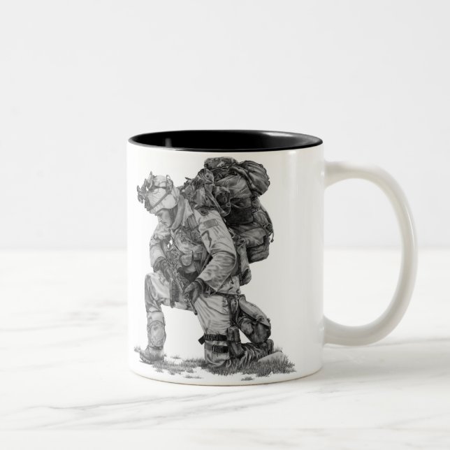 Taza Bicolor Soldado de rogación (Derecha)