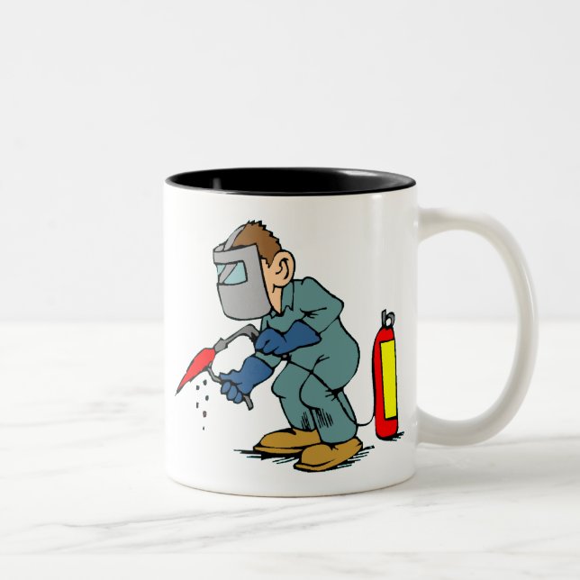 Taza Bicolor Soldador (Derecha)