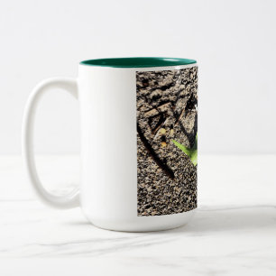 Taza Bicolor Sole Leaf