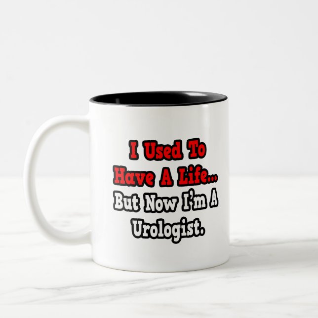 Taza Bicolor Solía tener una vida... ulólogo (Izquierda)