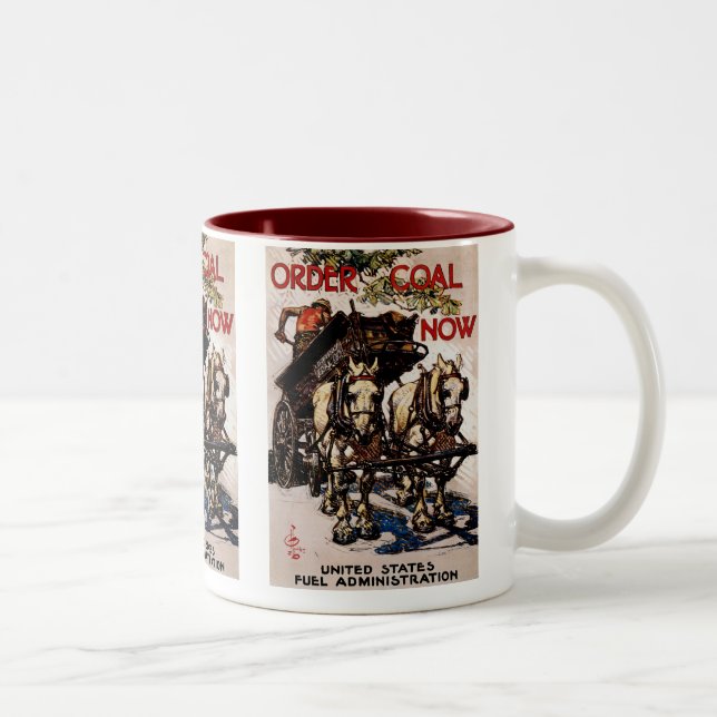 Taza Bicolor Solicitar Carbón ahora (Derecha)