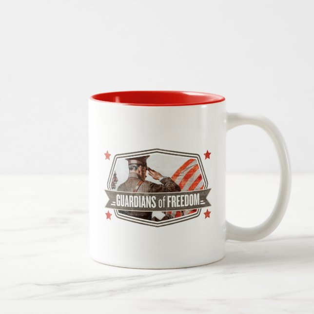 Taza Bicolor Solider-Guarda de la libertad (Derecha)