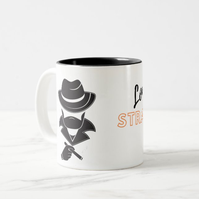 Taza Bicolor Solitario Extraño (Anverso izquierdo)