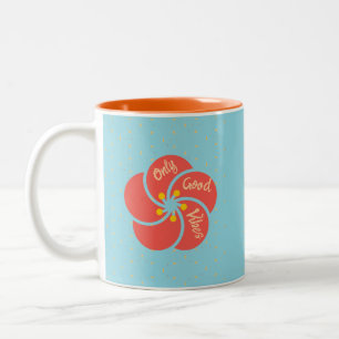 Taza Bicolor Sólo buenas vibraciones