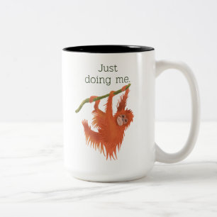 Taza Bicolor Solo haciendo mi cosa