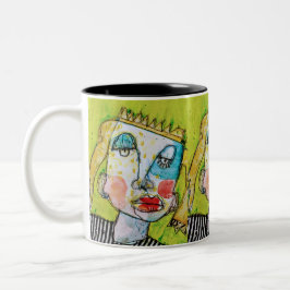 Taza Bicolor Solo imagínalo 11oz Mug