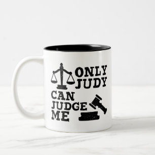 Taza Bicolor Solo Judy Puede Juzgarme, Regalo de citas de Empod