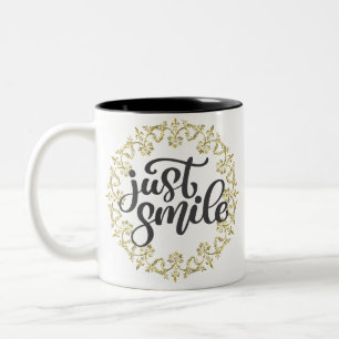 Taza Bicolor Sólo sonríe