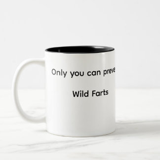 Taza Bicolor Solo tú puedes prevenir los Pedos Salvajes