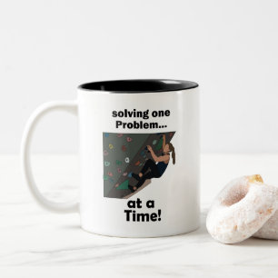 Taza Bicolor Solucionador de Problemas de Escalada en Roca Fies