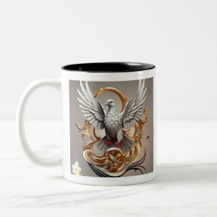 Taza Bicolor "Sombras a alas"