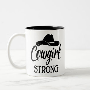 Taza Bicolor Sombrero de vaquera descarada Actitud Bailando en 