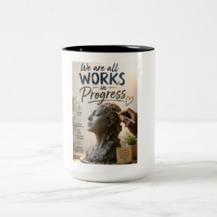 Taza Bicolor Somos Obras en Marcha