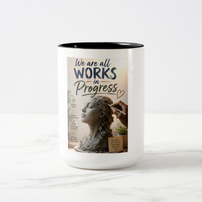Taza Bicolor Somos Obras en Marcha (Centro)