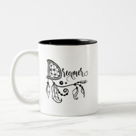 Taza Bicolor Soñador Dreamcatcher