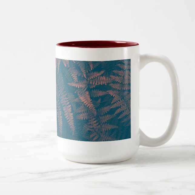 Taza Bicolor Soñando con helechos (Derecha)