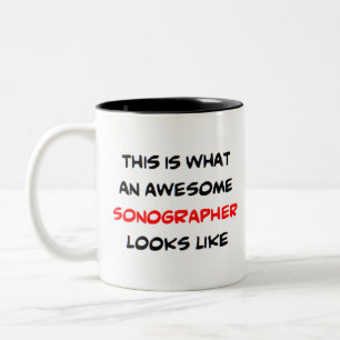 Taza Bicolor sonógrafo increíble
