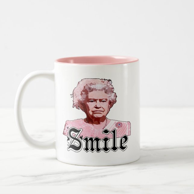 Taza Bicolor Sonreír (Izquierda)