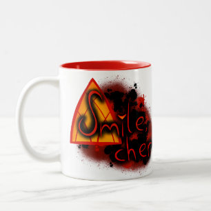 Taza Bicolor Sonríe, Cher :)