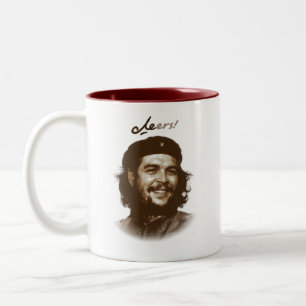 Taza Bicolor Sonrisa "alegrías " de Che Guevara