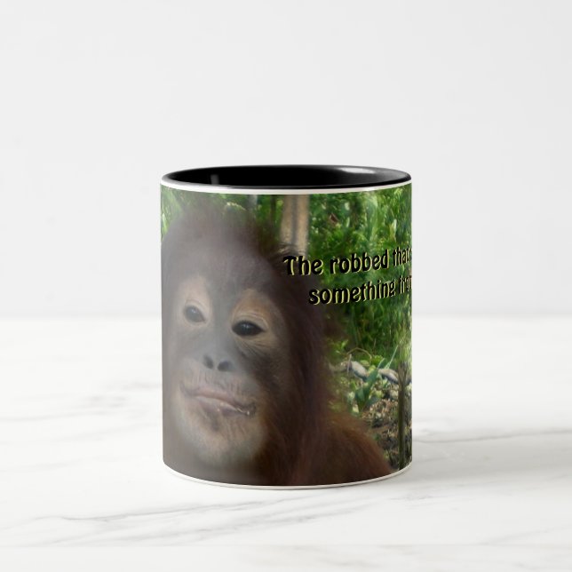 Taza Bicolor Sonrisa de citas de Shakespeare (Centro)