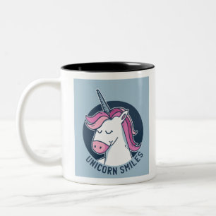 Taza Bicolor Sonrisas de Unicorn