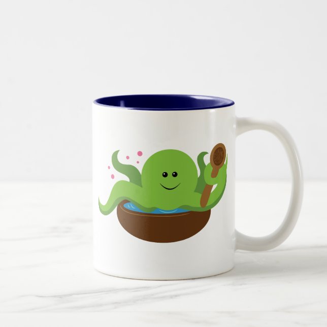 Taza Bicolor Sopa de pulpo (Derecha)
