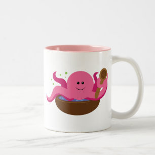 Taza Bicolor Sopa de pulpo