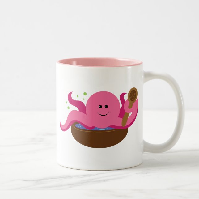 Taza Bicolor Sopa de pulpo (Derecha)