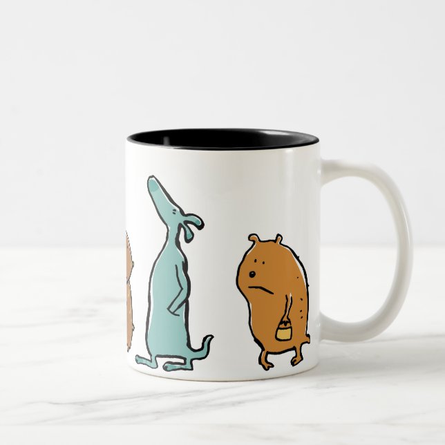 Taza Bicolor soporte en línea (Derecha)