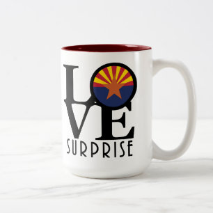 Taza Bicolor Sorpresa de amor Arizona 15oz