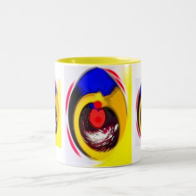 Taza Bicolor Sorpresa de huevo (Centro)