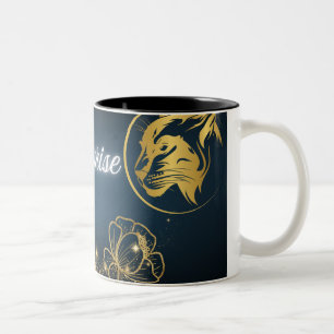 Taza Bicolor Sorpresa de la estrella del tiroteo de oro