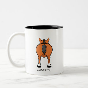 Taza Bicolor Sostén Tus Caballos... ¡Hasta El Café! 🐴 ☕ 😂