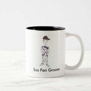 Taza Bicolor Sox Fan Groom