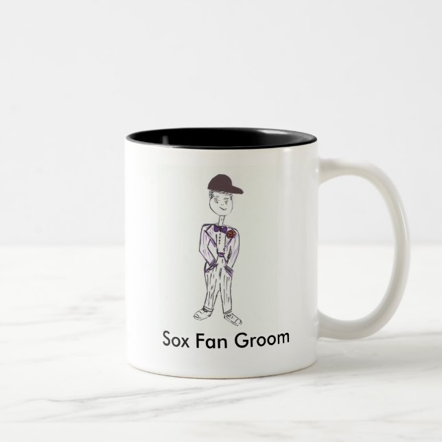 Taza Bicolor Sox Fan Groom (Derecha)
