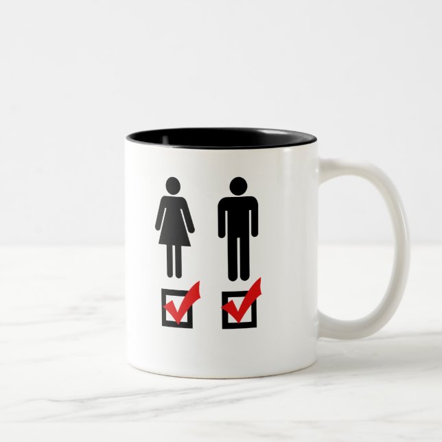 Taza Bicolor Soy bisexual (Derecha)