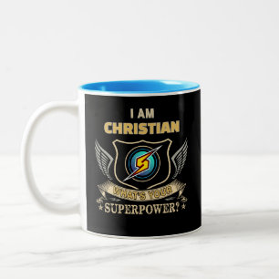 Taza Bicolor Soy CHRISTIAN ¿Cuál es tu superpoder