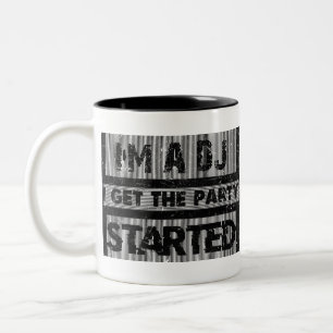 Taza Bicolor Soy DJ que consigo el fiesta comenzado