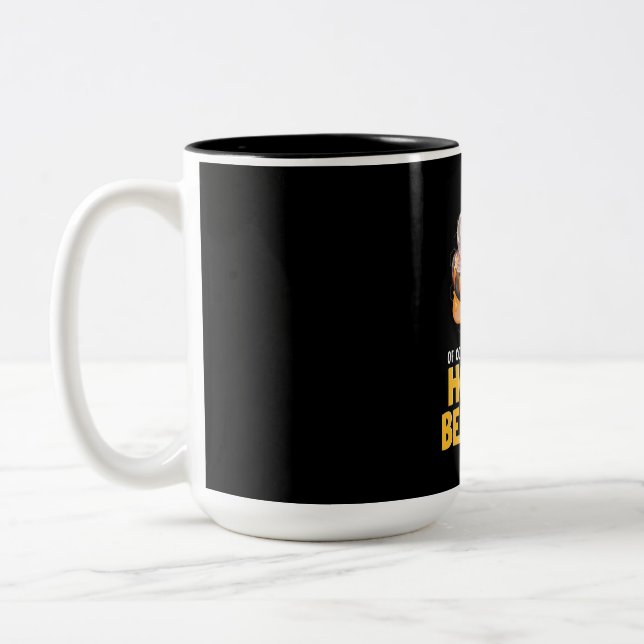 Taza Bicolor Soy Dulce Como Abeja De Miel (Izquierda)