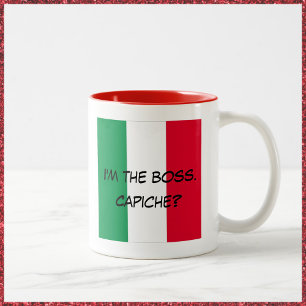 Taza Bicolor Soy el Jefe Mug