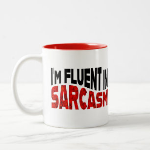 Taza Bicolor Soy fluido en sarcasmo